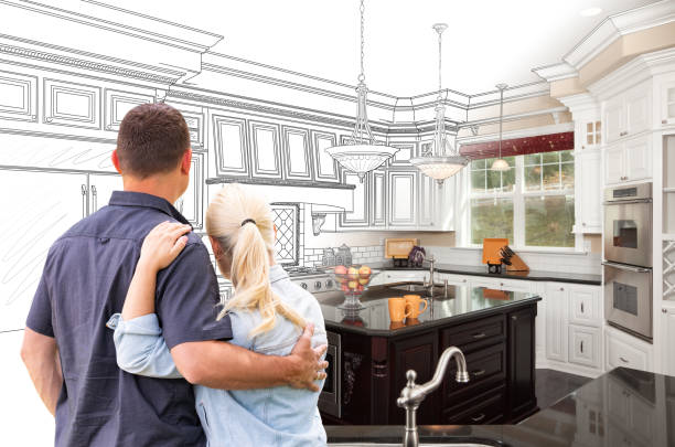 Professional Cabinet Installation technician working in Fairfax Station, VA